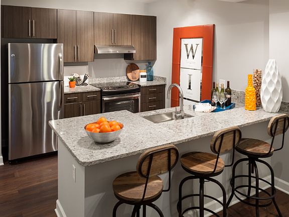 Stainless Steel Appliances & Granite Counters