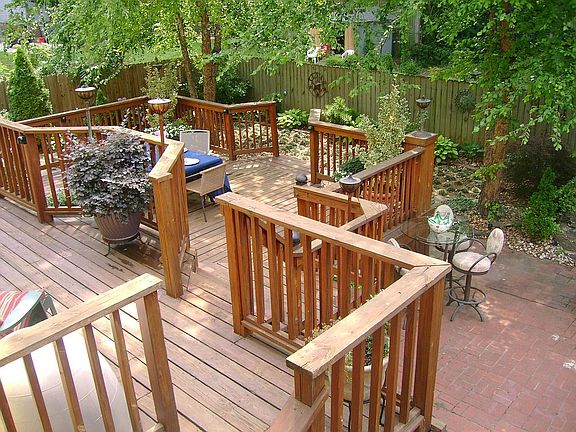 2 huge decks, patios, game area