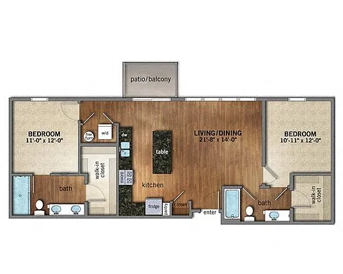 Floor plan Hamlet