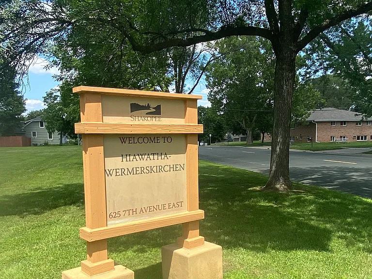 Park across the street.