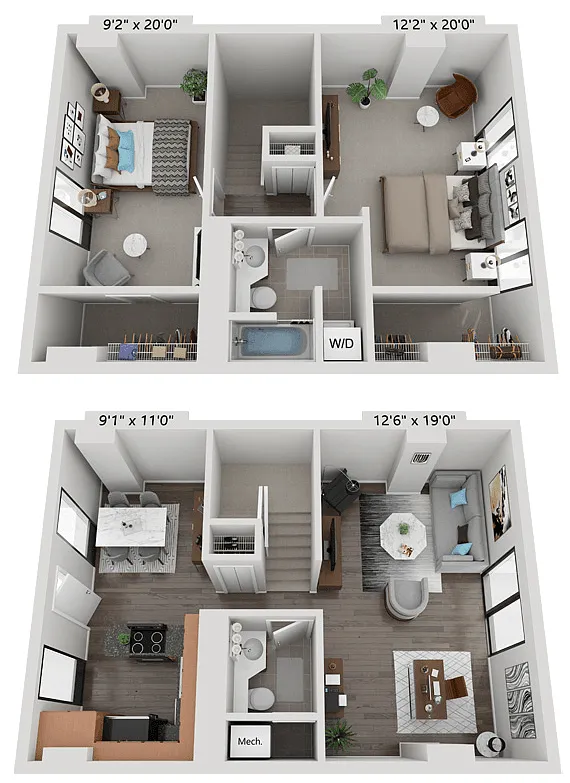 Floor plan TOWNHOME
