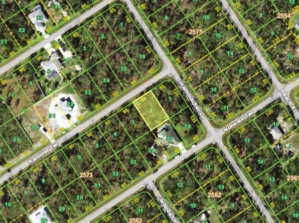 1252 RAMBLER TERRACE LOT 2, PORT CHARLOTTE, FL 33953