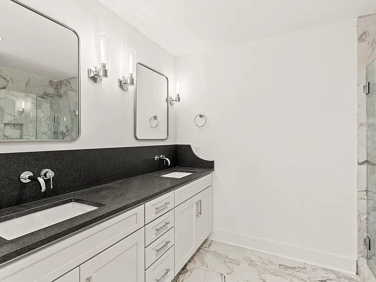 master bathroom, plugs have been moved for more accessibility