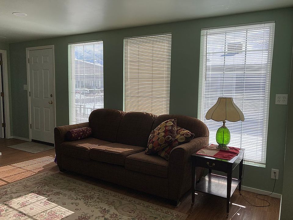 Living room and front door.