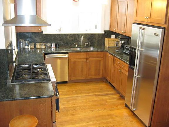 Kitchen with 6 burner stove and 2 dishwashers