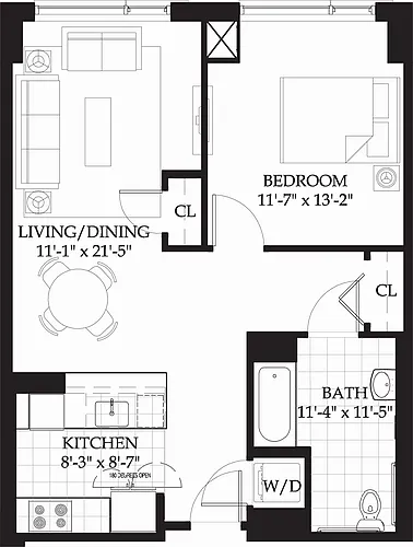 Floor plan Asteria 1A HC