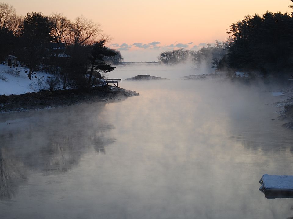 View to the east out creek