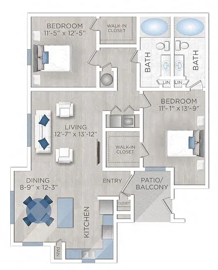 Floor plan Rio Grande (B2)