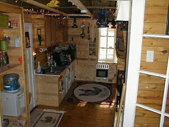 Log cabin design inside the home