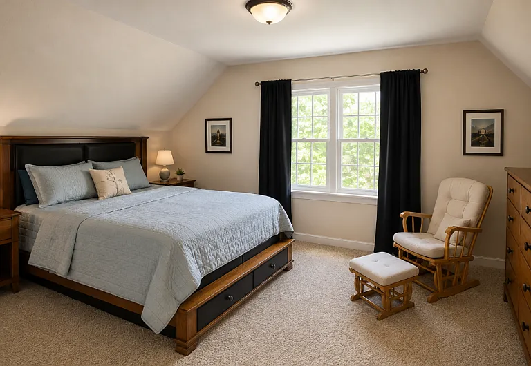 upstairs bedroom