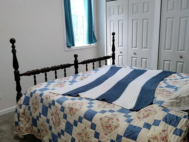 Master Bedroom, with two closets.
