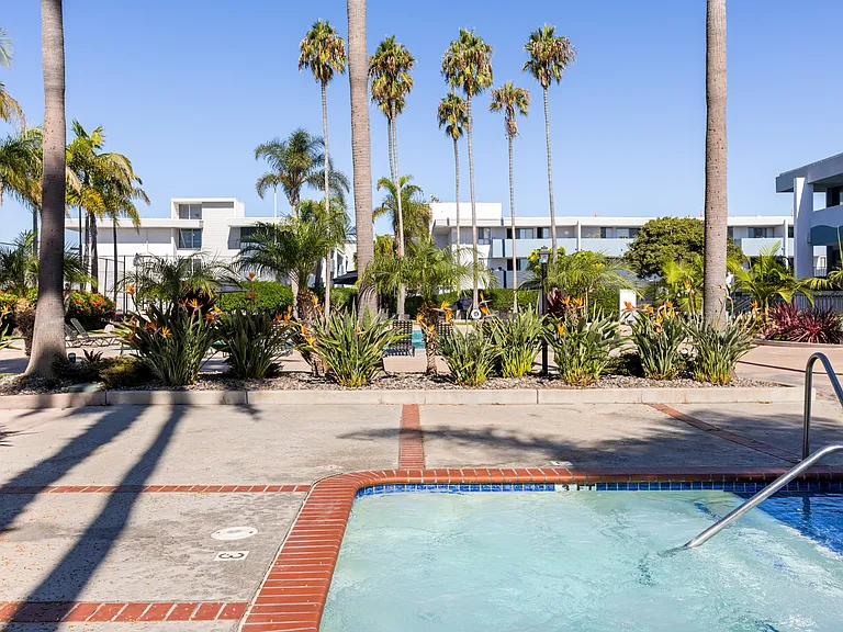 Unwind and relax with a soothing soak in the hot tub.