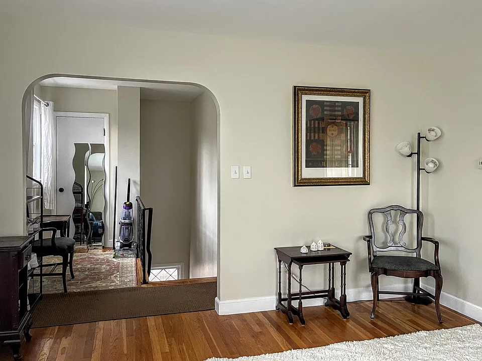 Living room and hallway