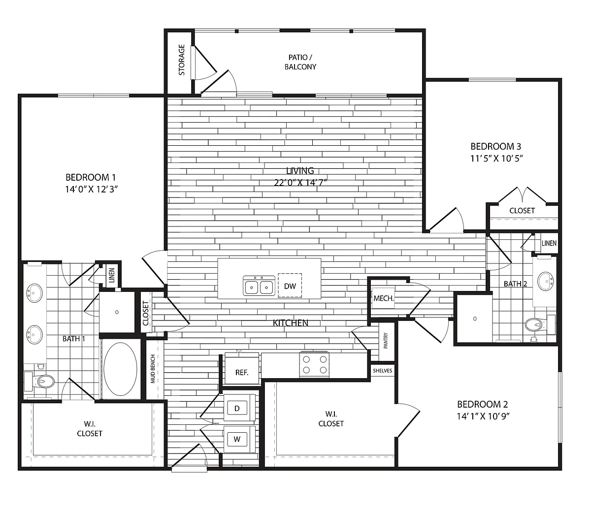 Floor plan C1