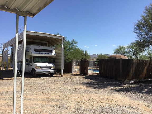 RV Carport and pool area