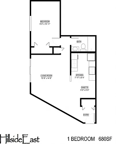 Floor plan The Mooney