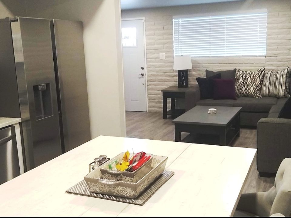 Open concept kitchen and living room