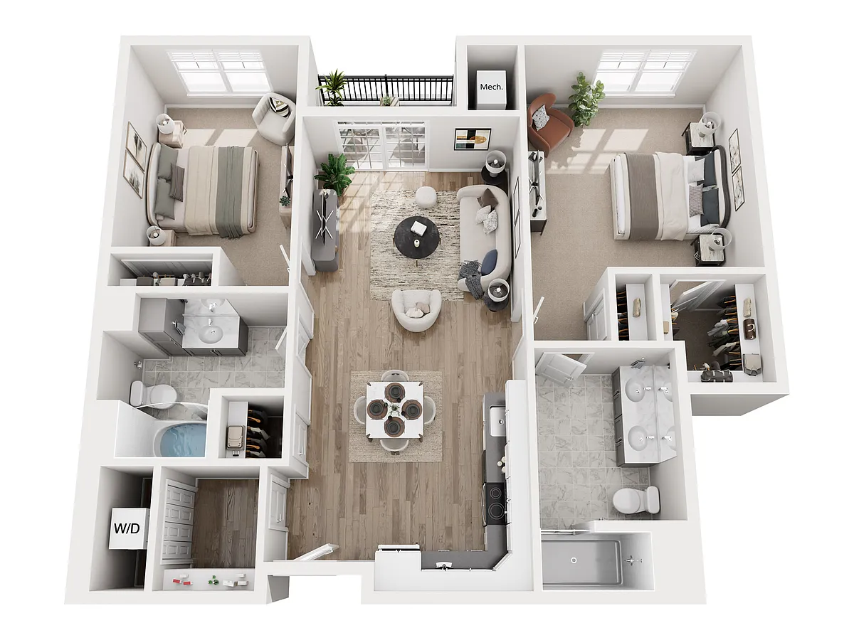 Floor plan Mustang I
