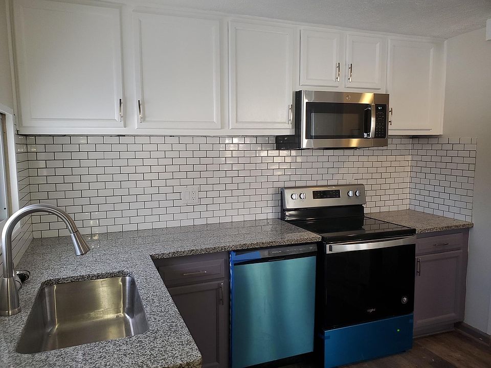 kitchen view from side door entrance