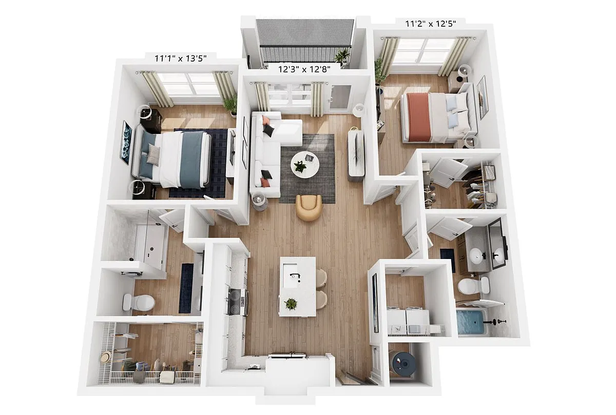 Floor plan B1