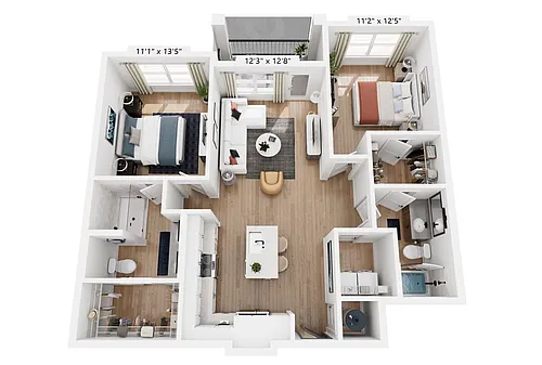 Floor plan B1