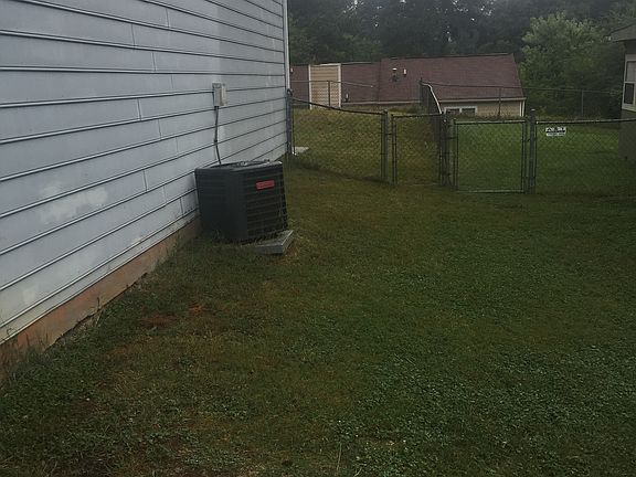 Backyard from side fence