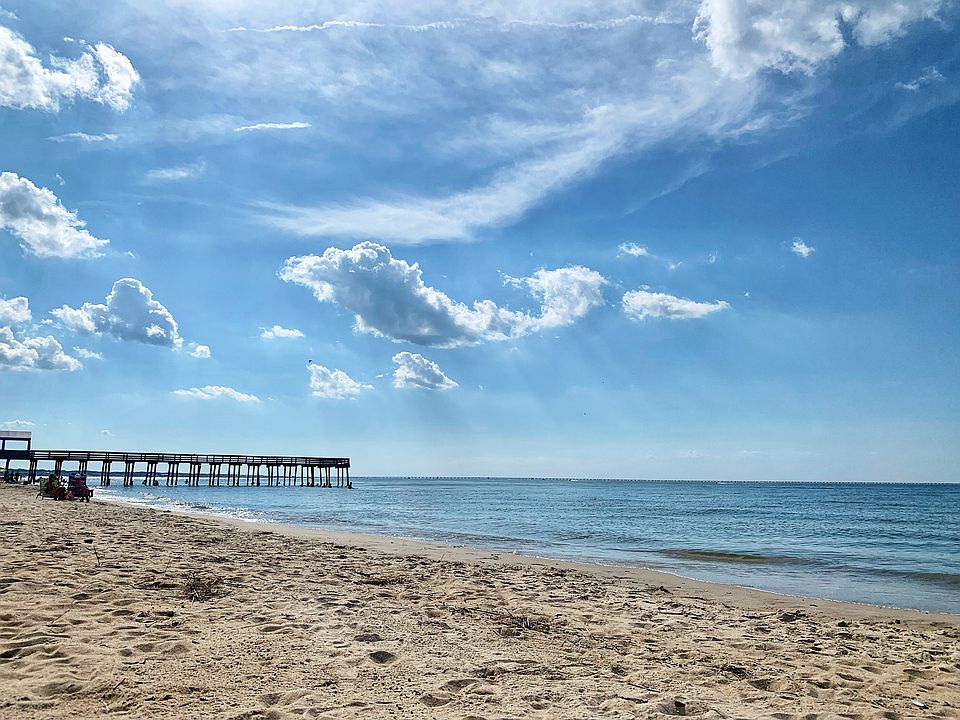 View from the beach access at the end of the street!