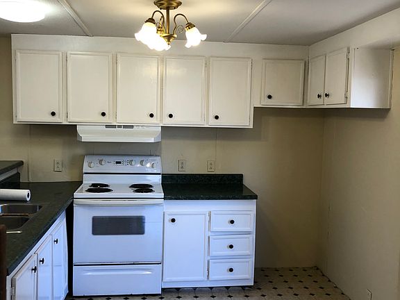 View of kitchen from dining 