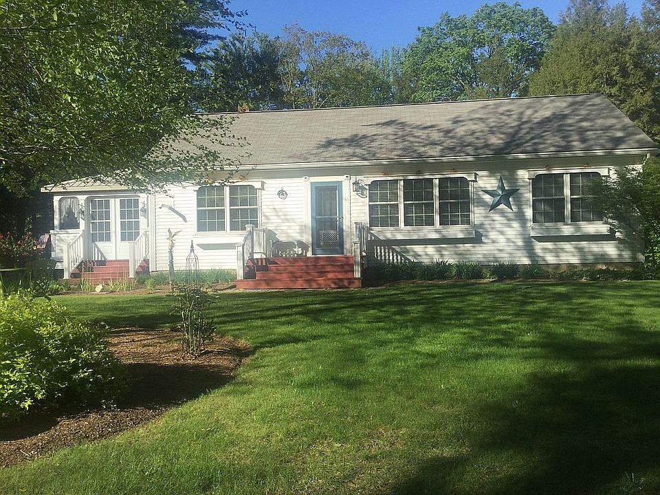 home with porch view