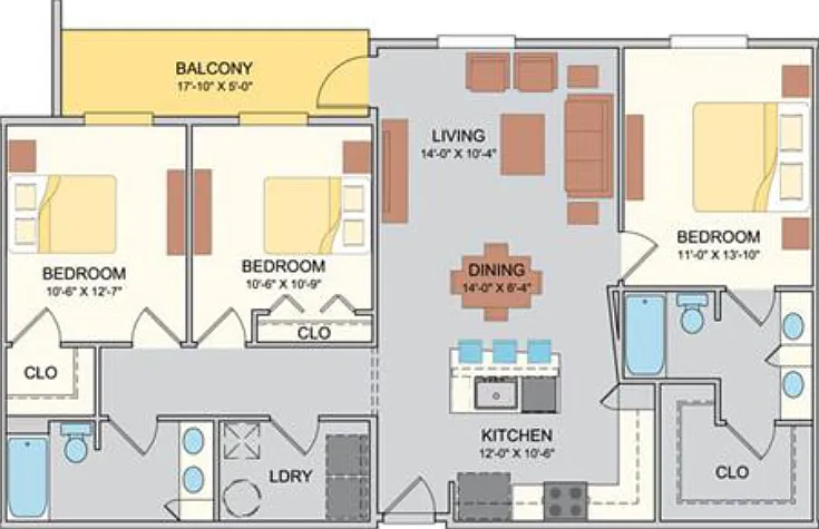 Mosaic Floorplan Diagram