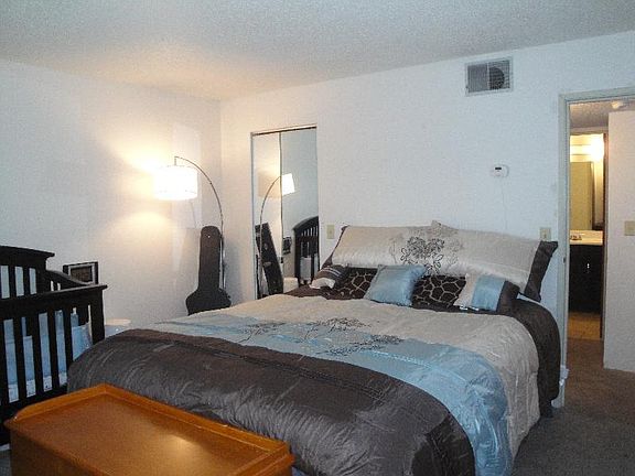 Master bedroom and walk-in closet