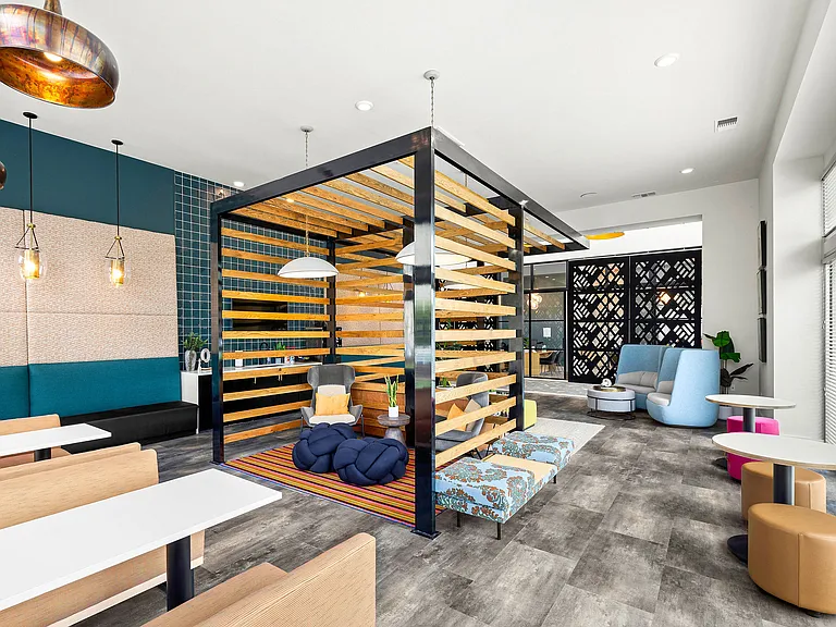 24-Hour Clubhouse with Resident Lounge and Coffee Bar