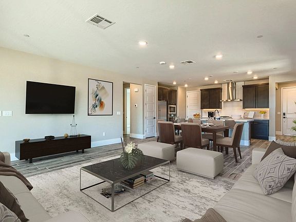 Virtually Staged Great Room Homesite 110
