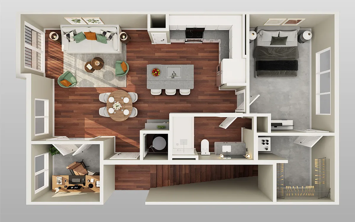 Floor plan Hemlock VII