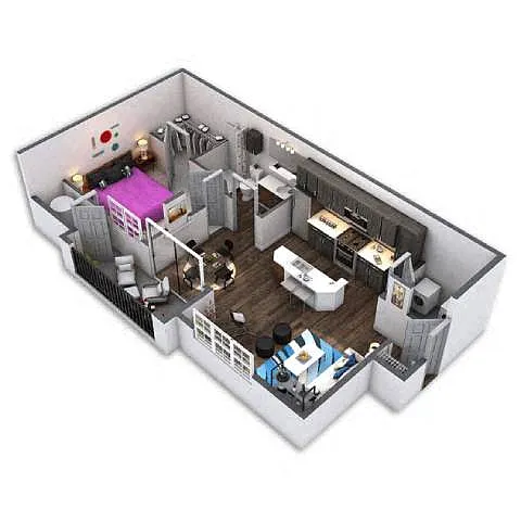 Floor plan Amherst