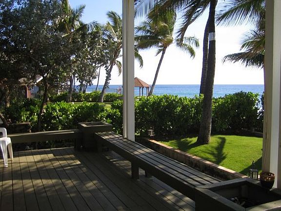 Lanai w/view to the left