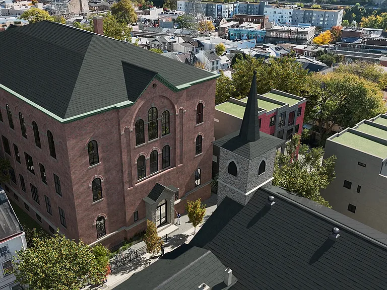 Heights Collection, Front Elevation and Partial view of Bell Collection