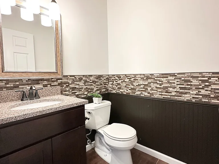 Main floor powder room