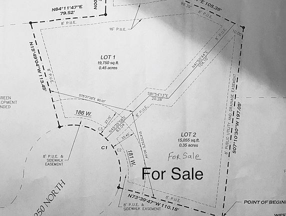 .345 acres - Lot layout