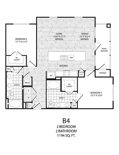 Floor plan B4