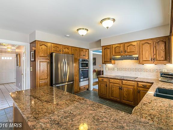 Kitchen with granite counters