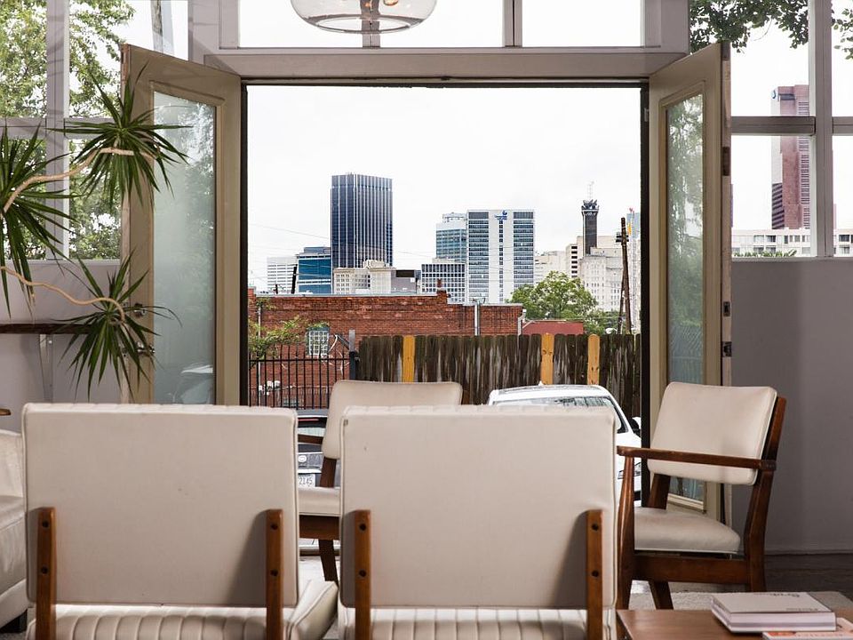 Downtown views from the living room