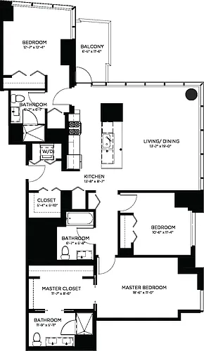 Floor plan 3B