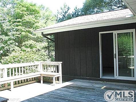 Another view of the deck, this one is off the master bedroom suite sliders.