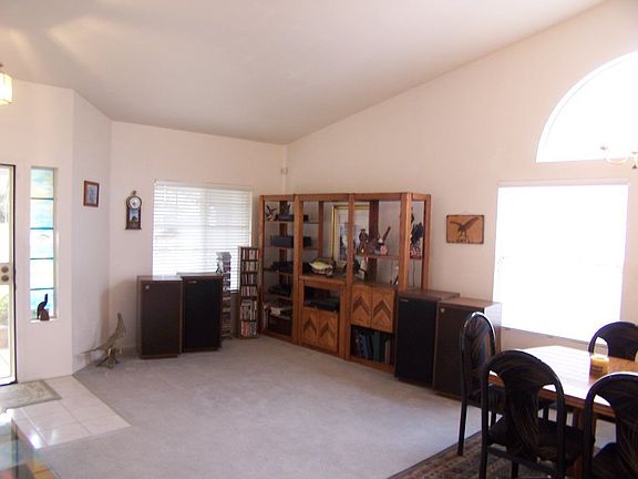 Living Room with Vaulted Ceilings