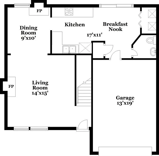 3 bed, 2.5 bath, 1400 sqft, $1,980 — Photo 2