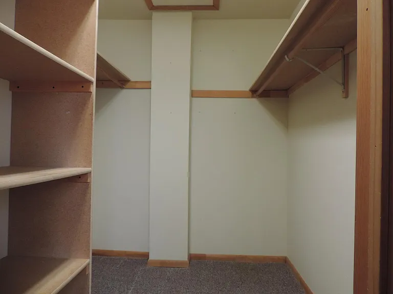 Master bedroom closet.