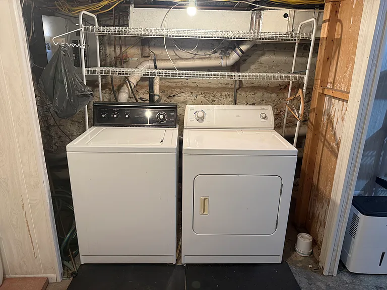 Basement laundry