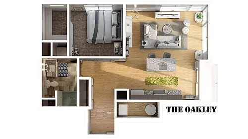 Floor plan The Oakley