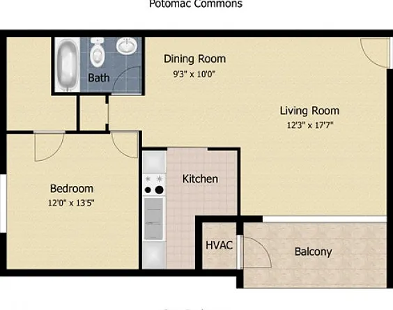 1 Bedroom 1 Bedroom
